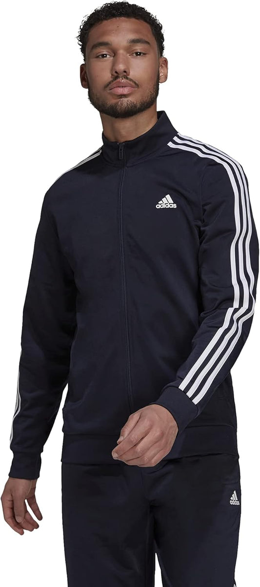 Men's Essentials Warm-Up 3-Stripes Track Top