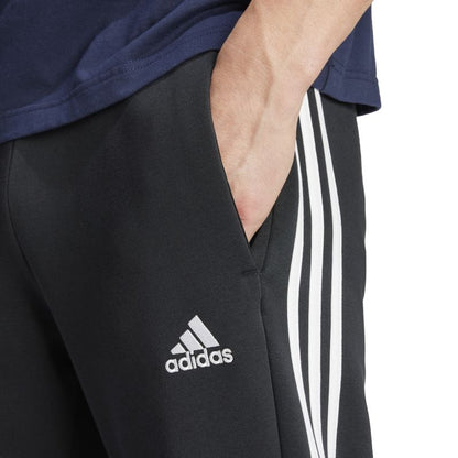 Adidas Mens Essentials Fleece Open Hem 3-Stripes Pant